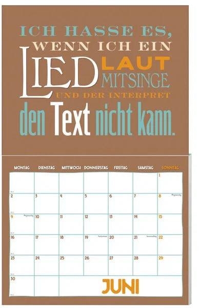 Image du produit Kit calendrier humour 2025, 9 pièces (Non contraignant, Allemand)