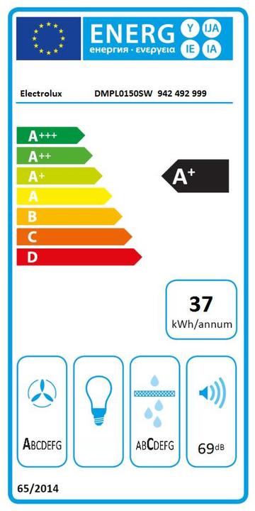 Energie-Label Electrolux Dmpl0150sw