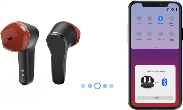 Actual product image Hama Bluetooth® headphones Spirit Unchained, True Wireless Earbuds, ENC, FC, SW (ANC, 150 h, Wireless)