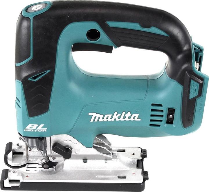Actual product image Makita DJV 182 Z cordless Jigsaw 18 V Brushless 26mm Solo + 14x Jigsaw Blades - without Charger, wit