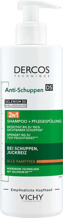 Vichy Dercos 2in1 Anti-Dandruff (390 ml, Liquid shampoo)