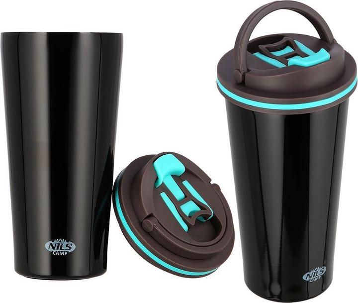 Actual product image Nils Camp NCB18 thermal CUP STATES CAMPSAS BLACK (0.50 l)