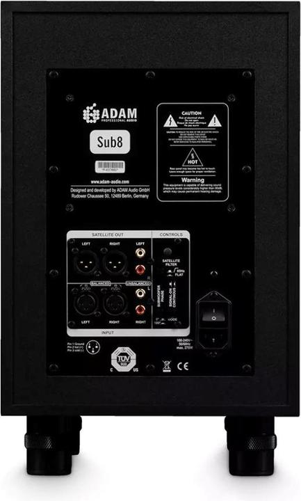 Image du produit Adam Audio Sub8 (Subwoofer actif, 1 pièce, 1x 160 W)