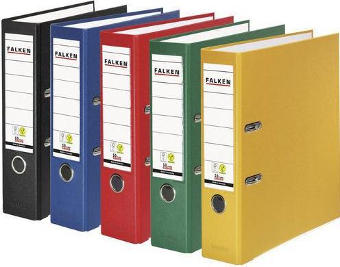 Falken Folder 15035880007F Cardboard box Multicoloured (A4, 80 mm, 10 Piece)