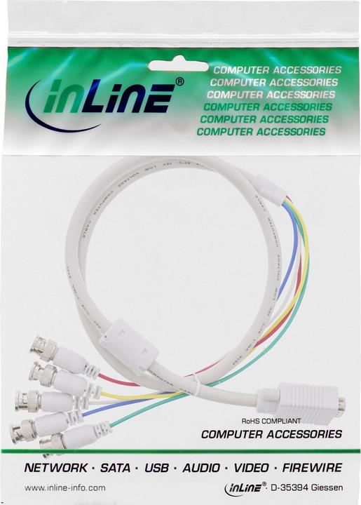 Produktbild InLine VGA BNC Kabel (2 m, VGA)
