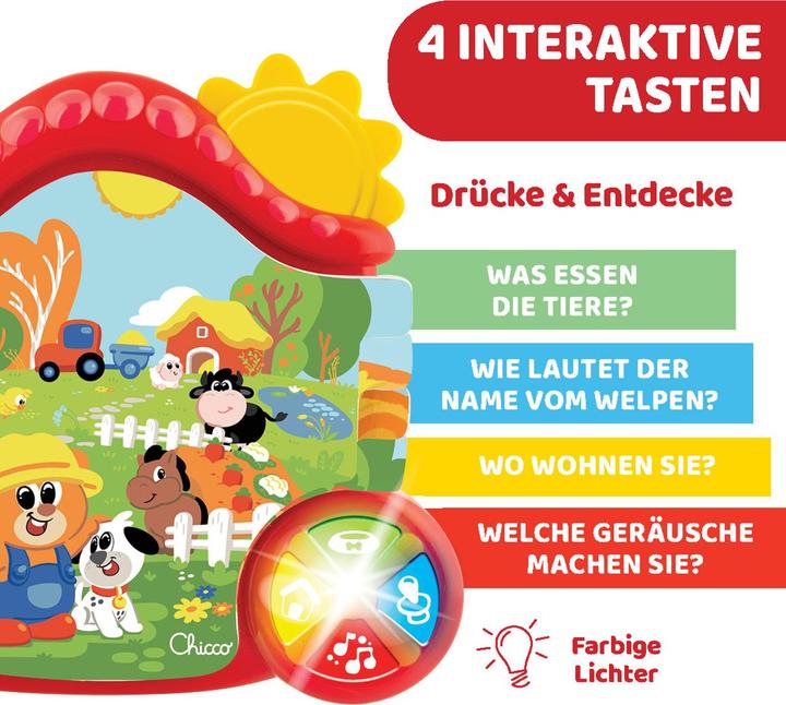 Image du produit Chicco Livre Ferme Bilingue (Français, Anglais)