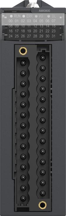 Actual product image Schneider Electric Modicon M340 module. 8 analogue inputs RTU not isolated. 28-pole connection bl