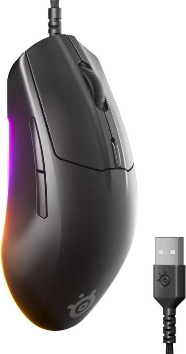 Actual product image SteelSeries Rival 3 Gen 2 - Black (Cable)