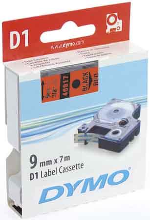 Actual product image Dymo S0720720 Standard tape (0.90 cm, Red)