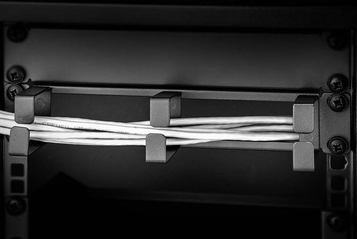Image du produit Renkforce RF-3429154 25,40cm (10") Guide-câbles pour armoire réseau 1 UH Noir