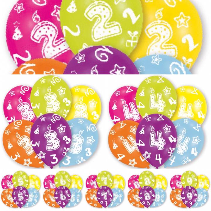 Actual product image Amscan Number 2 (6 x)