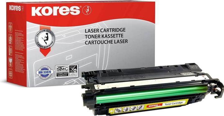 Actual product image Kores Toner for hp Color LaserJet M551DN yellow capacity 6.000 pages group 1232 - To (Y)