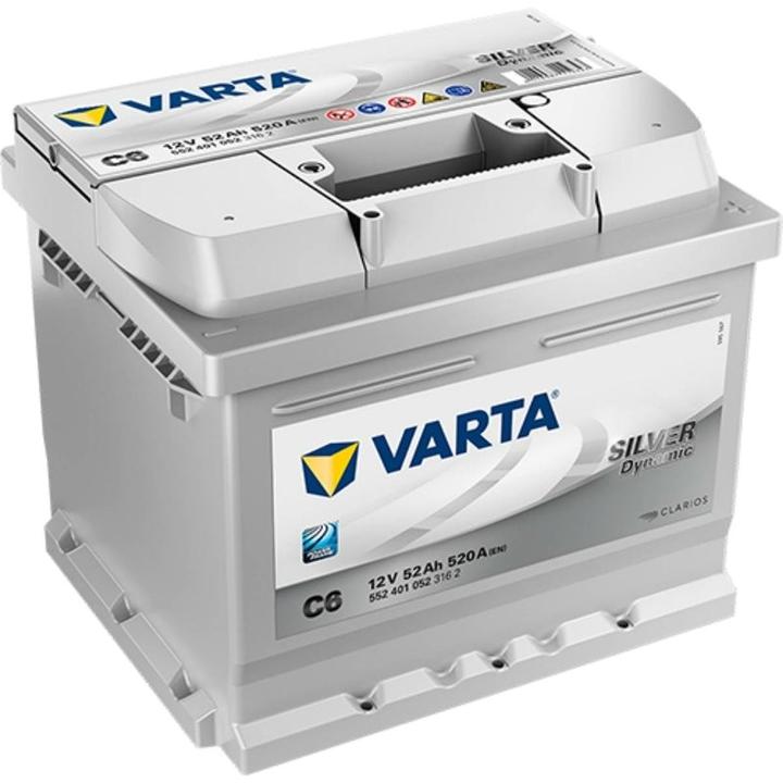 Varta Argent Dynamique C6 (12 V, 52 Ah, 520 A)