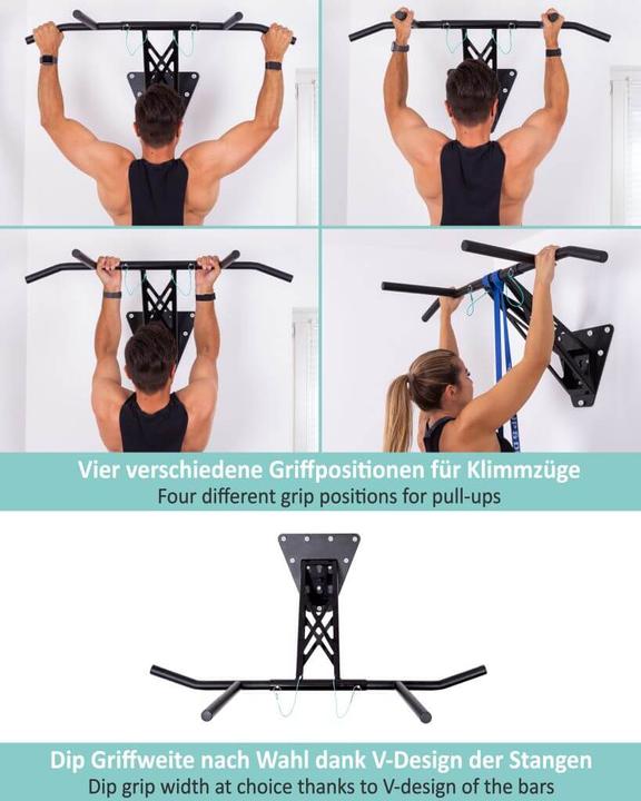 Image du produit Pullup & Dip Mobile Klimmzugstange und Dip-Stange für indoor und outdoor, weltweit einzigartig