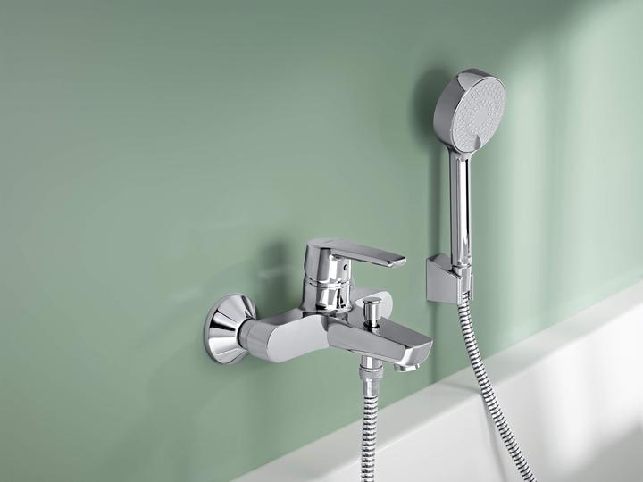 Produktbild Hansa Armaturen GmbH Wannen-Hebelmischer Hansapolo neu Wandmontage verchromt