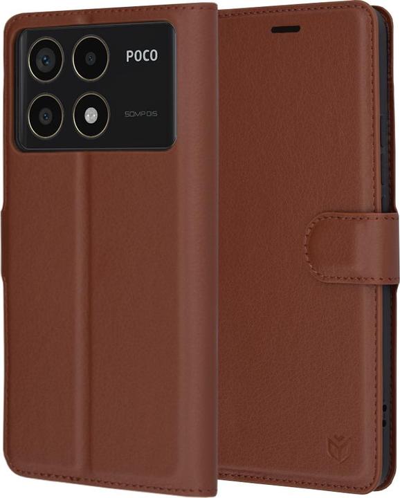 Immagine prodotto Techsuit - Leather Folio - Xiaomi Poco F6 Pro - Brown (Xiaomi Poco F6 Pro)
