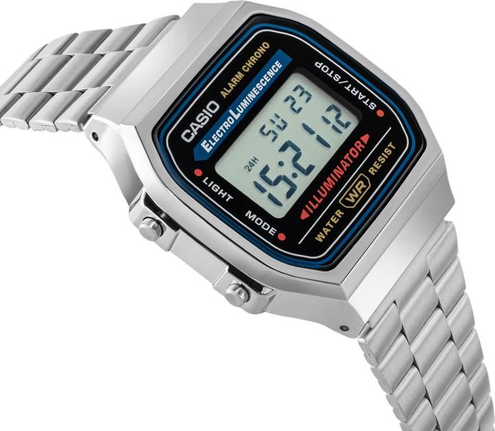 Image du produit Casio Retro Vintage - A168WA-1W (Montre numérique, 34 mm)
