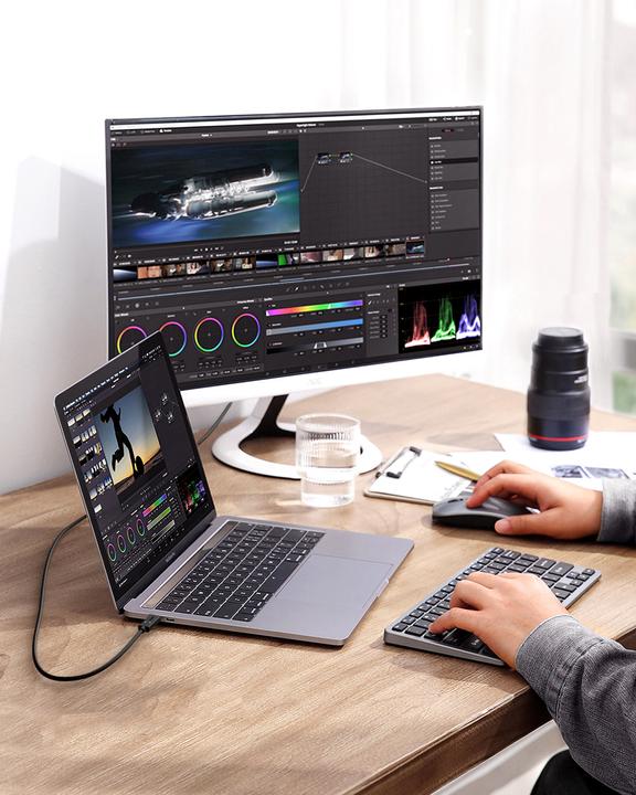 Actual product image Aukey USB C — USB C (0.80 m, USB 4.0, 240 W)