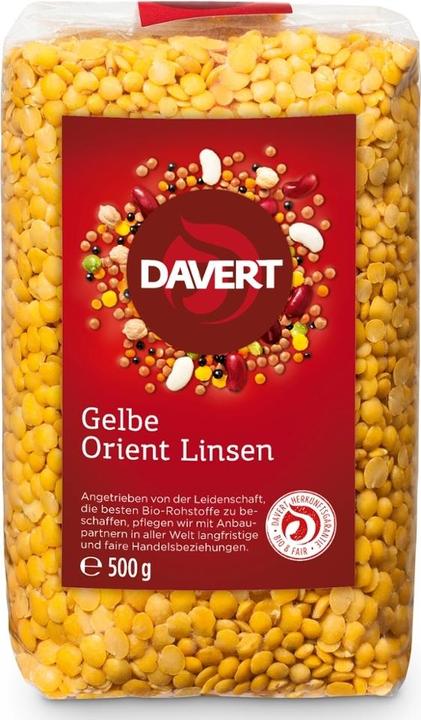 Produktbild Davert Gelbe Orient Linsen (500 g)