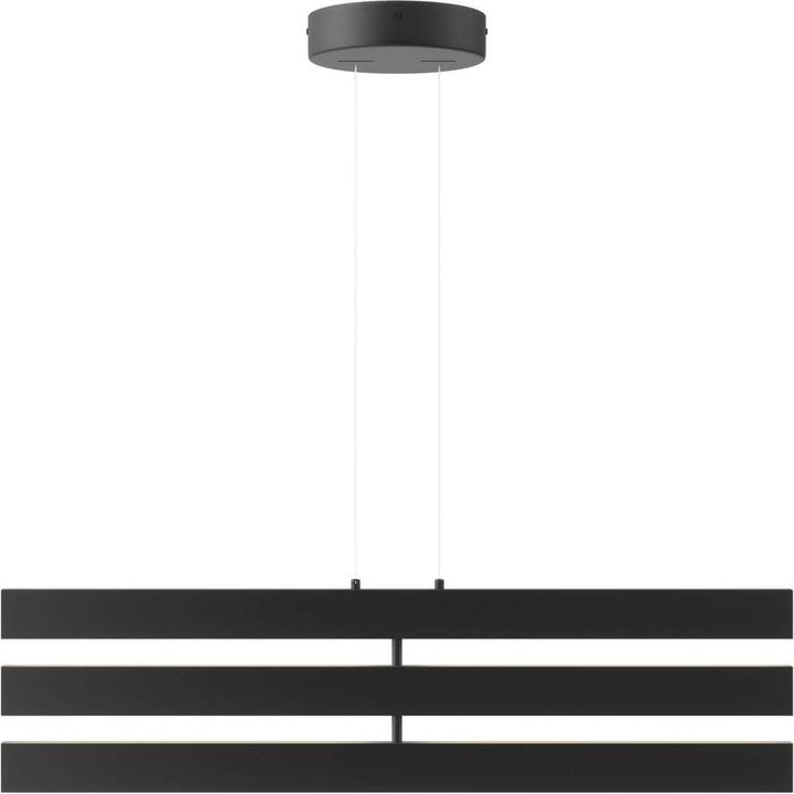 Produktbild Maytoni Origami LED Pendelleuchte, Hängeleuchte 3x 46W Schwarz Neutralweiss