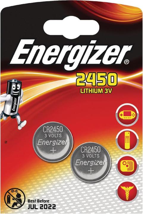 Image du produit Energizer CR2450 Lithium (2 pcs, CR2450, 620 mAh)