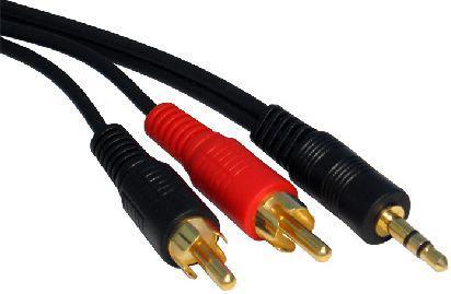 Image du produit Cables Direct CDL 2m 3.5mm stéréo vers 2 RCA Cable (2 m)