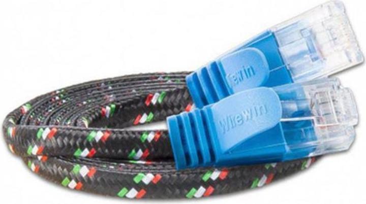 Wirewin Slim Toughkabel: UTP, 3m, blue (UTP, CAT6, 3 m)