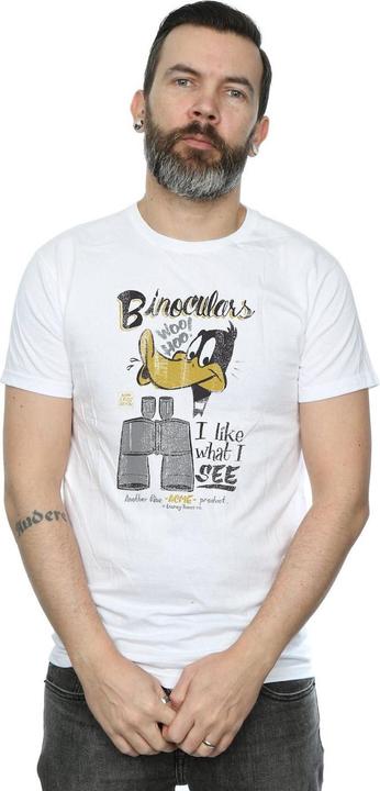Looney Tunes Daffy Duck Binoculars TShirt (S)