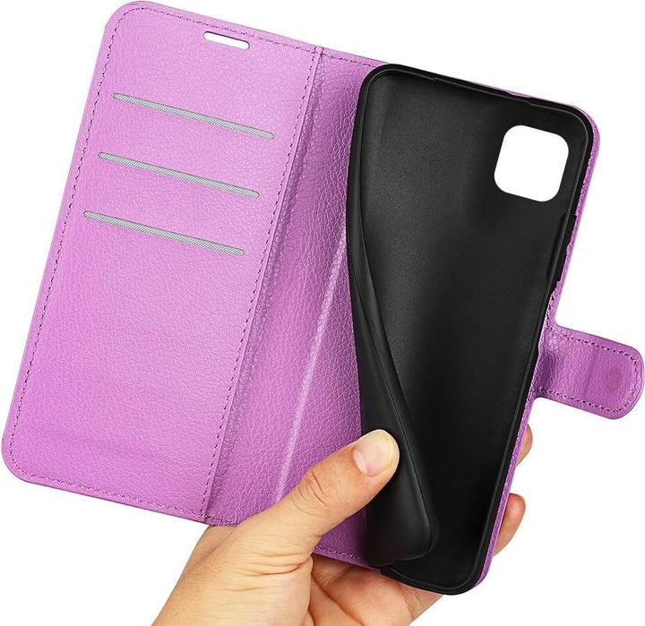 Actual product image Cover-Discount Wiko Y82 - Leather case cover (Wiko Y82)