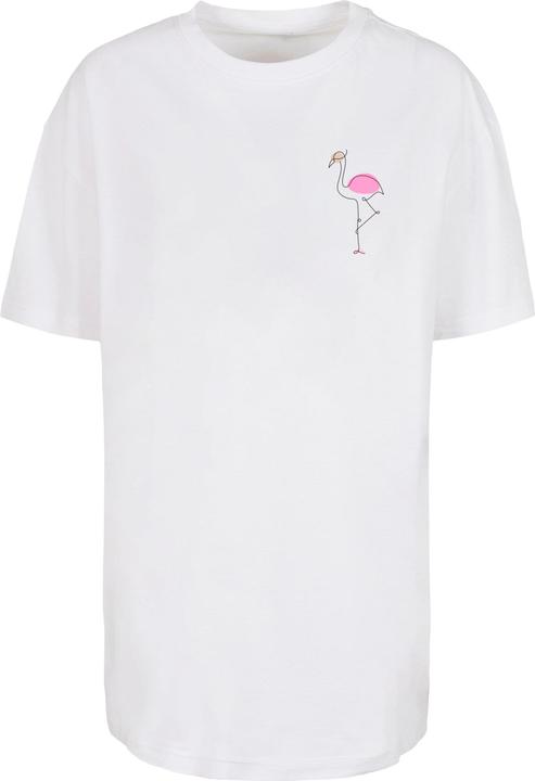 Actual product image Merchcode Ladies Flamingo Oversized Boyfriend Tee - 118467 (4XL)