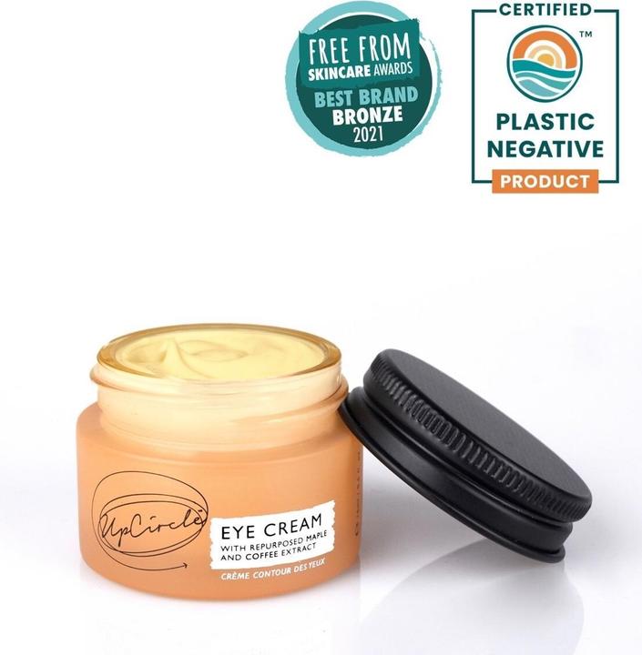Produktbild UpCircle Augencreme mit Ahorn und Kaffee (Crème, 15 ml, Tag + Nacht)