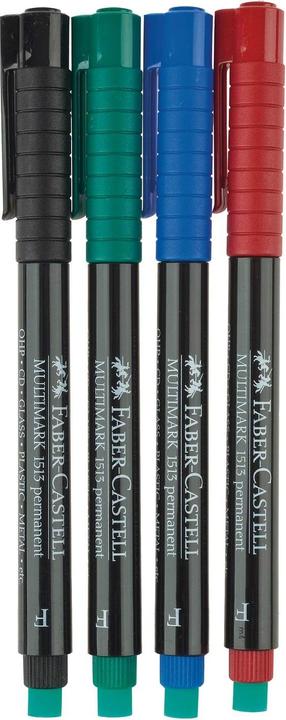 Produktbild Faber-Castell Multimark (Mehrfarbig, 0.60 mm, 4 x)