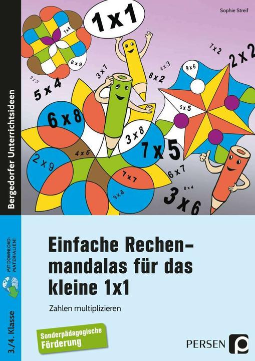 Produktbild Einfache Rechenmandalas für das kleine 1x1 (Deutsch, Sophie Streif, 2021)