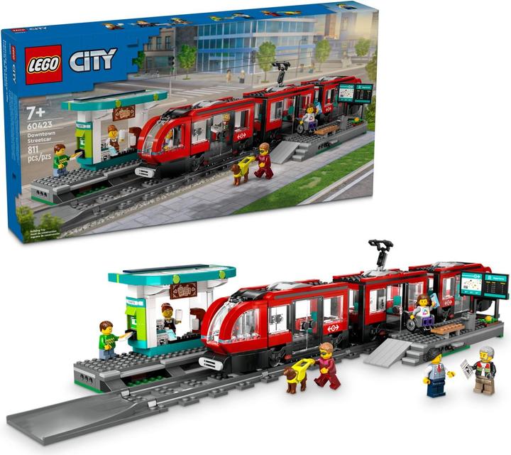 Produktbild LEGO City End-Of-Live Set Strassenbahn mit Haltestelle - 60423 NEU! Teile 811x (60423)