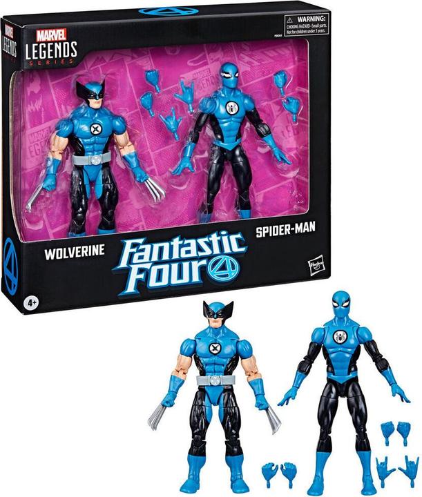 Immagine prodotto Hasbro Fantastici Quattro Marvel Legends action figures 2-pack Wolverine & Spider-Man 15 cm