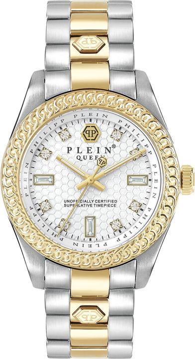 Philipp Plein PWDAA0521 Queen Crystal Damen 36mm 5ATM (Analoguhr, 36 mm)