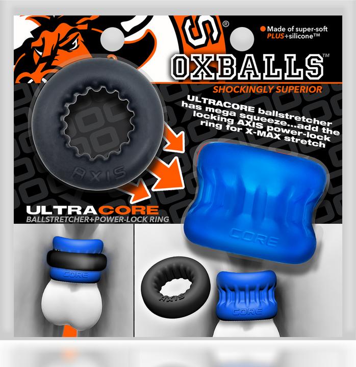 Produktbild Oxballs Ultracore Core Ballstretcher with Axis Ring Blue Ice (5 cm)