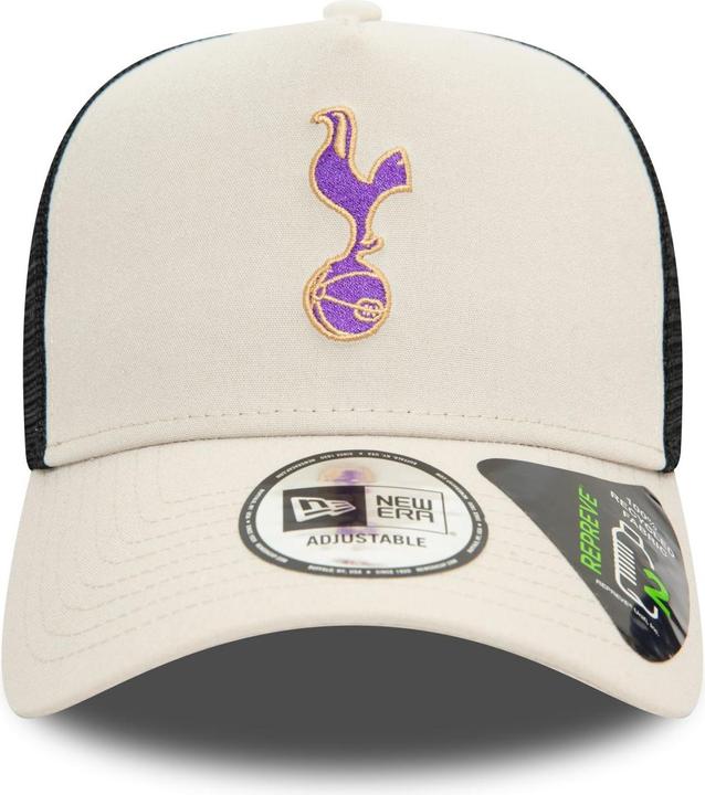 Actual product image New Era A-Frame Mesh Trucker Cap - Tottenham Hotspur stone