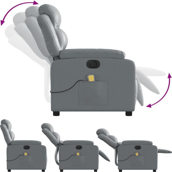 Produktbild VidaXL Massagesessel Elektrisch Kunstleder