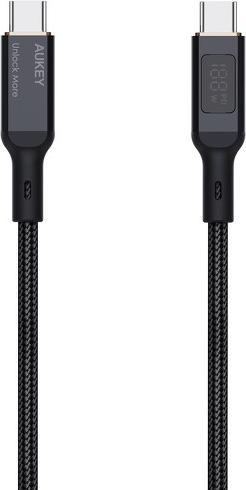 Image du produit Aukey USB C — USB C (1.80 m, USB 2.0, 100 W)