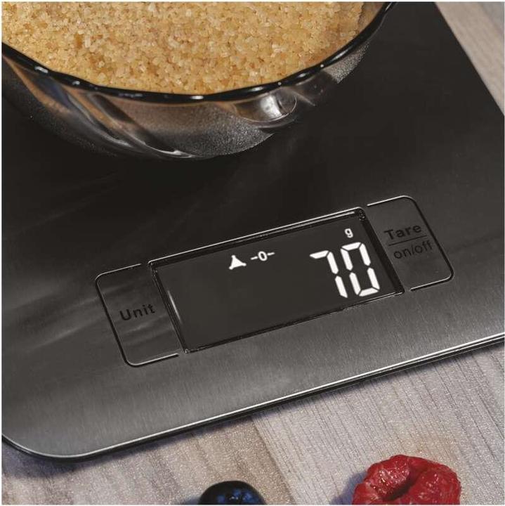 Actual product image Emos Digital kitchen scales EV012, silver
