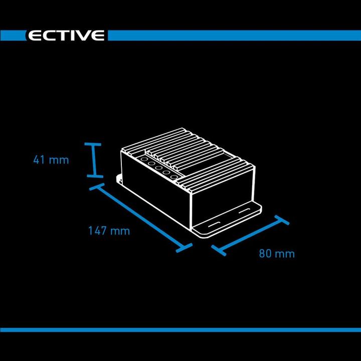 Produktbild Ective MPPT Solar Laderegler DSC25 Solarregler 350WP 25A für 2 12V Batterien PV