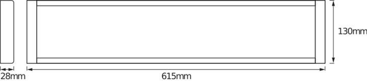 Actual product image Osram LED OFFICE LINE 0.6M 25W 4000K (2500 lm)