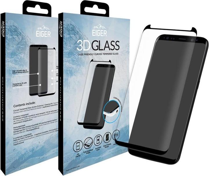 Produktbild Eiger Mountain Glass Clear Edge (1 Stück, Samsung Galaxy S8+)