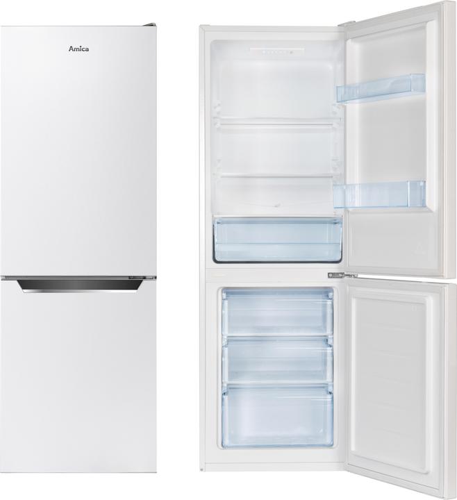 Produktbild Amica Kühl- und Gefrierkombination KGCL 386 160 W BxHxT 54 x 160 x 55 cm Kühlteil 153 l Gefrierteil (227 l)