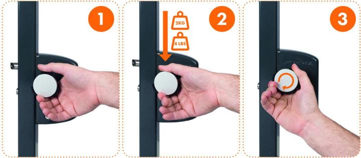 Immagine prodotto Locinox Manopola di sicurezza KIDLOC (Connettore per pulsante, 1 pz.)