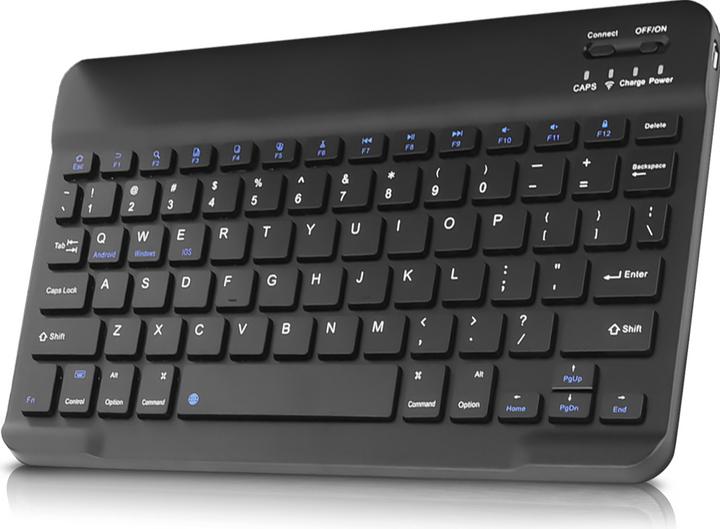 Produktbild Cazy QWERTY Bluetooth Keyboard Cover voor Samsung Galaxy Tab S6 Lite - zwart (Eng. Int., Galaxy Tab S6 Lite)