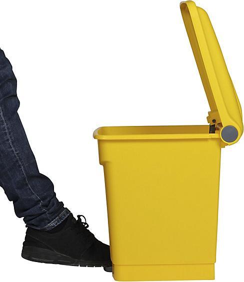Produktbild kaiserkraft Kunststoff-Tretabfallsammler (30 l)