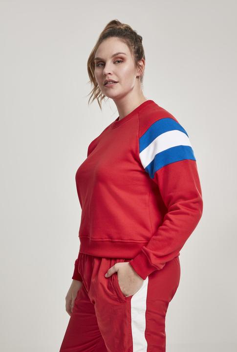 Produktbild Urban Classics Ladies Sleeve Stripe Crew (5XL)