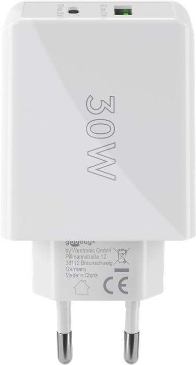 Produktbild Goobay Dual USB Schnellladegerät (30 W)